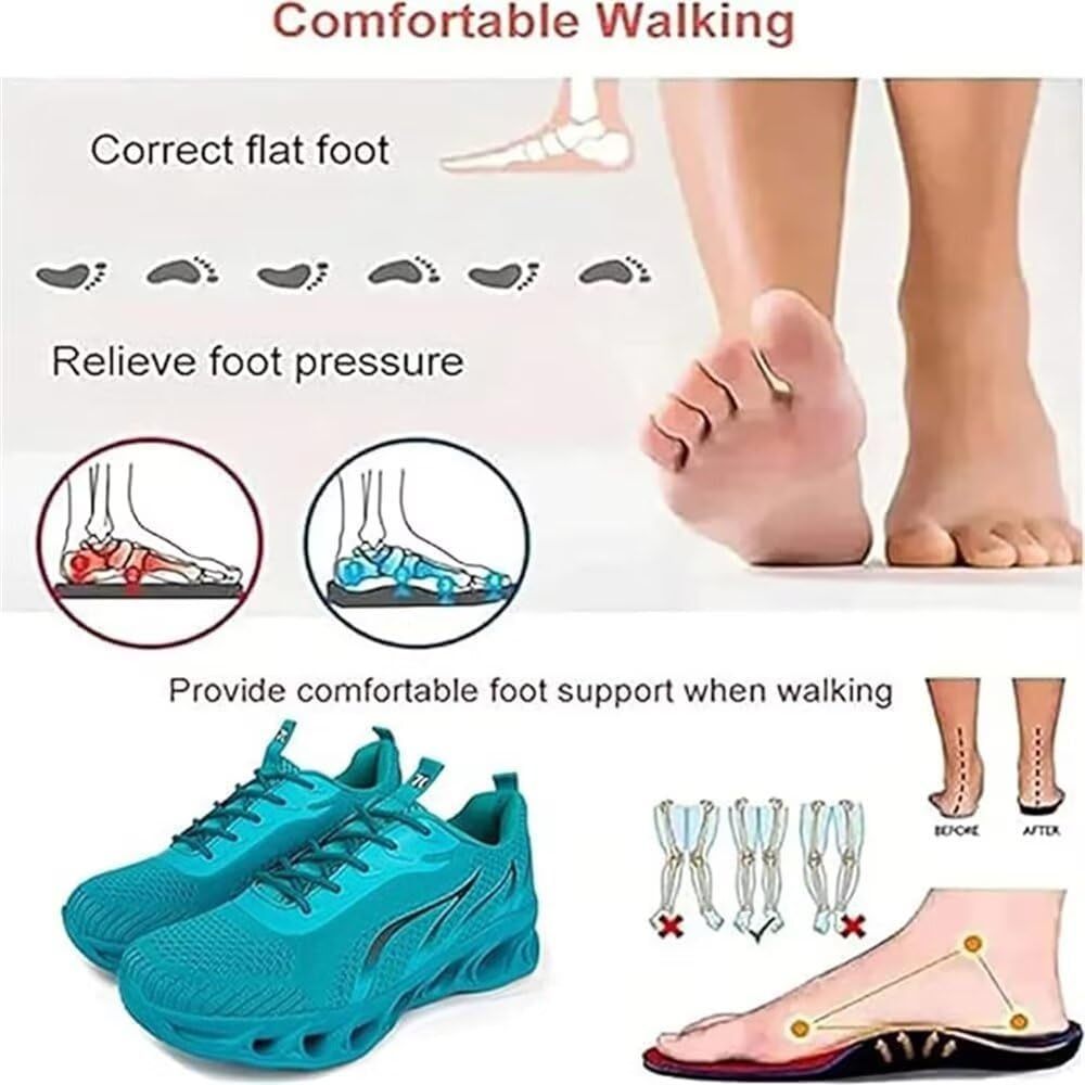 Soft Feel Women's Relieve Foot Pain Perfect Walking Shoes, Orthopedic Shoes Work Trainer Shoes Women for Neuropathy Wide