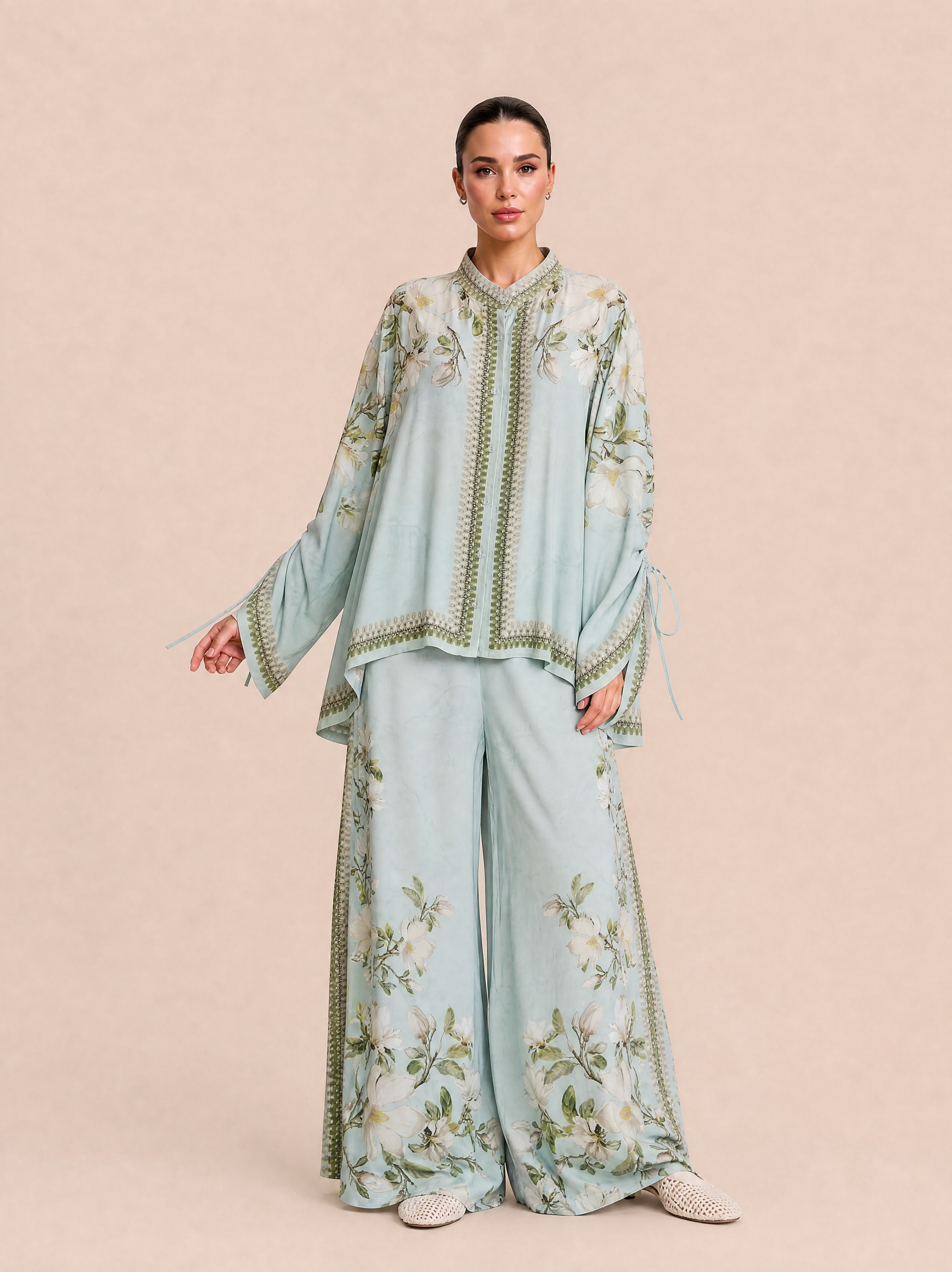 Bohemian Floral Print Set