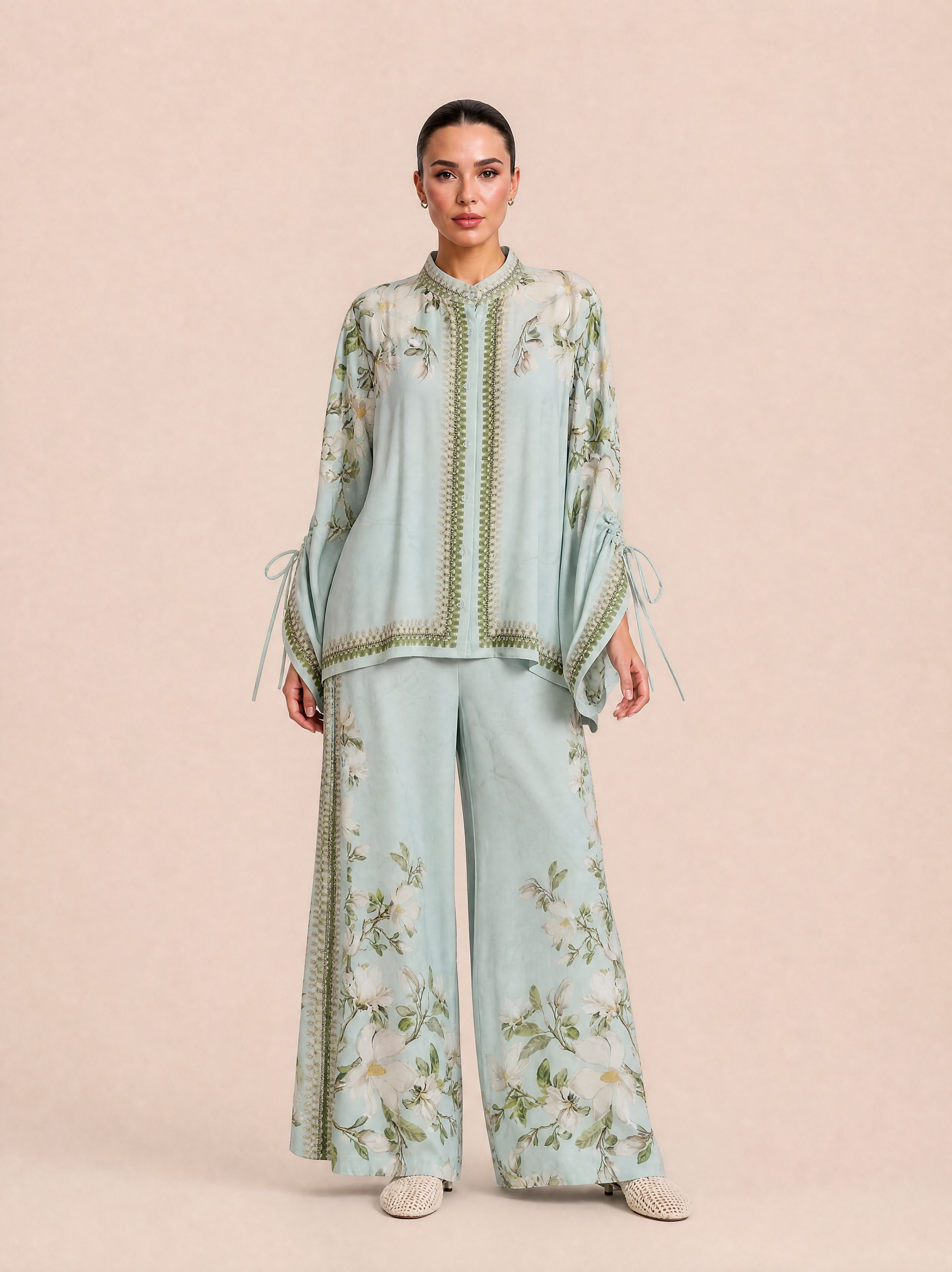 Bohemian Floral Print Set