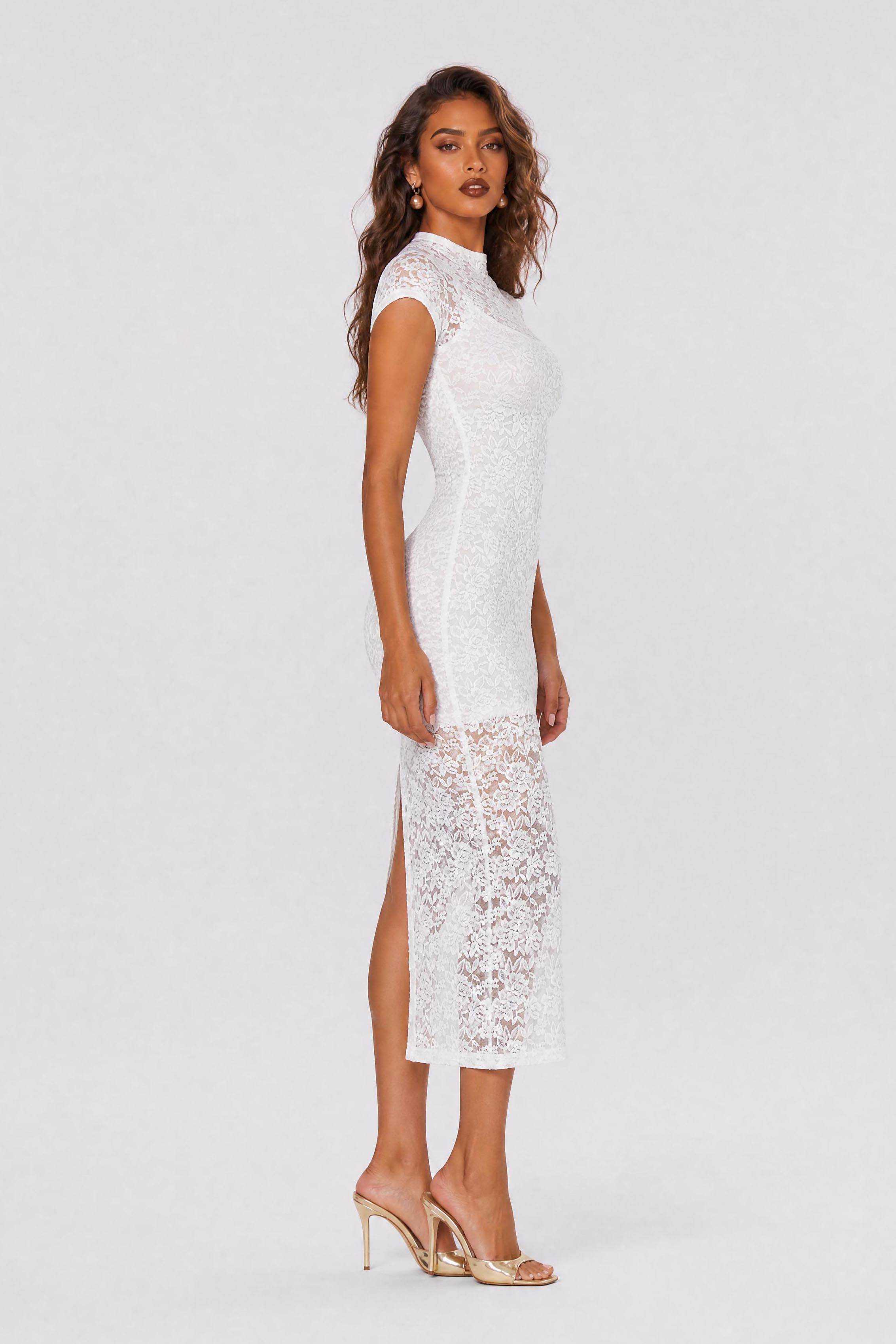 Sexy Slim Fit Floral Lace Dress