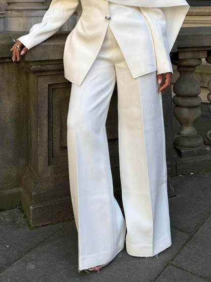 Chic High-Waist Wide-Leg Pants