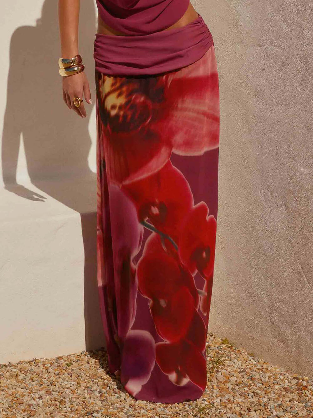 Sweet Charming Drape-Neck Top