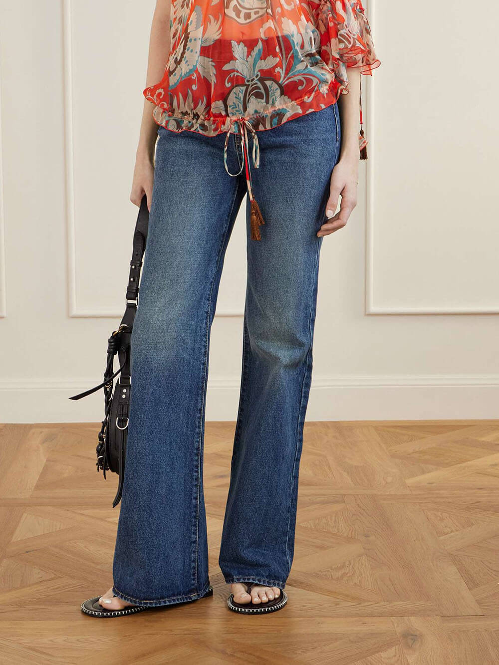 Modern High-Waisted Flare Jeans