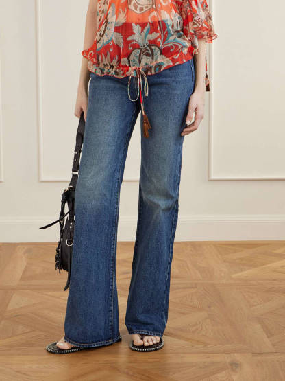 Modern High-Waisted Flare Jeans