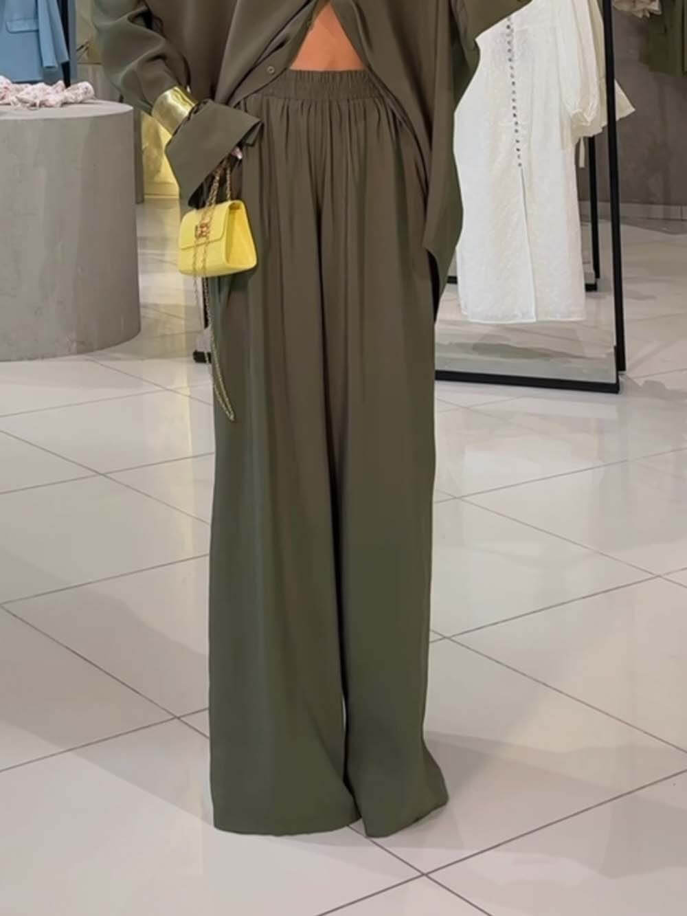 Unique Asymmetric Loose Button-Up Shirt