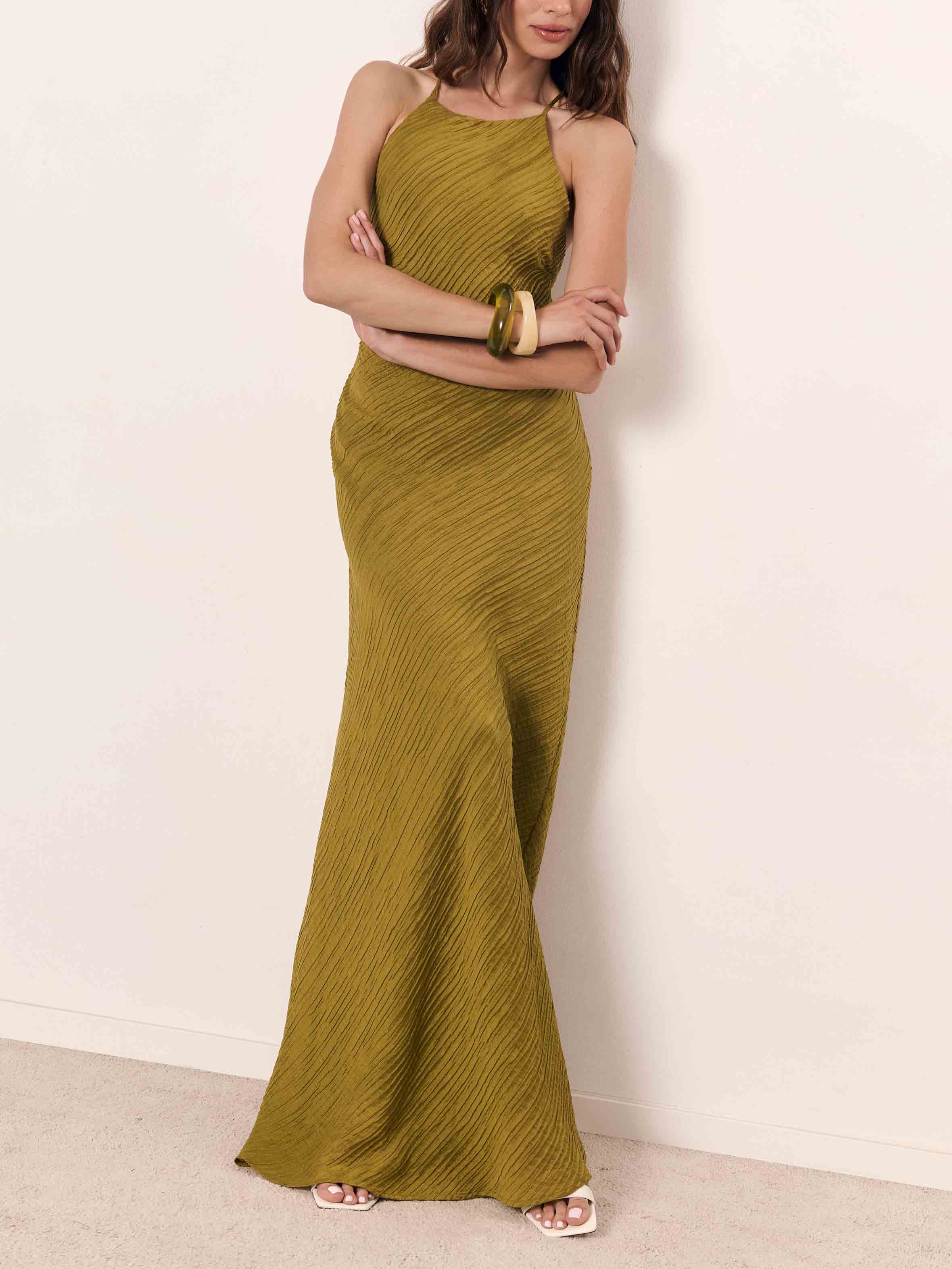 Elegant Sexy Backless Lace-Up Party Maxi Dress