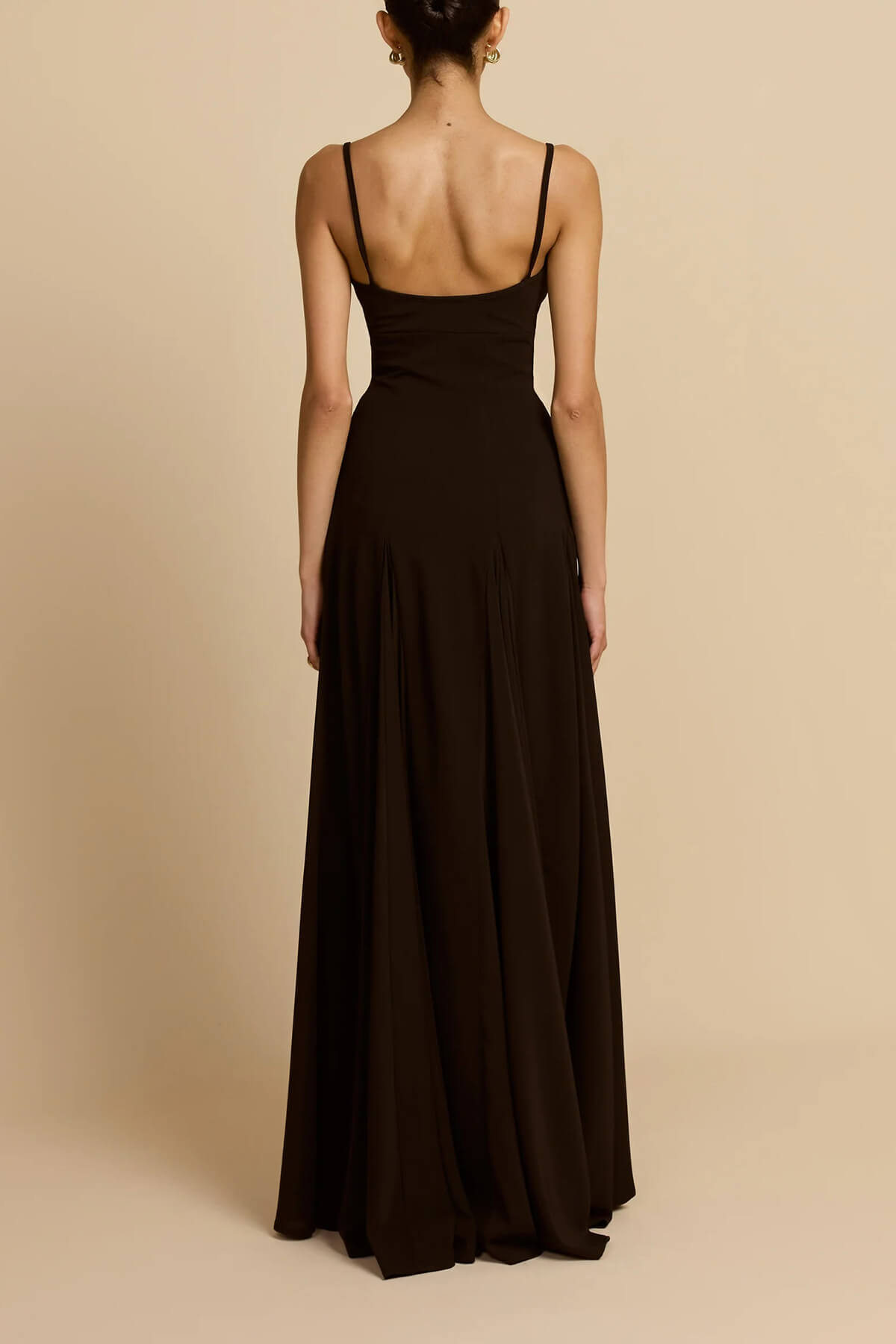 Elegance Panelled Tulle A-line Slip Maxi Dress