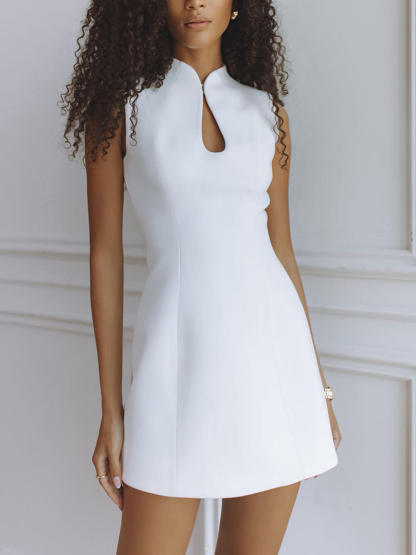 Elegant A-Line Party Mini Dress