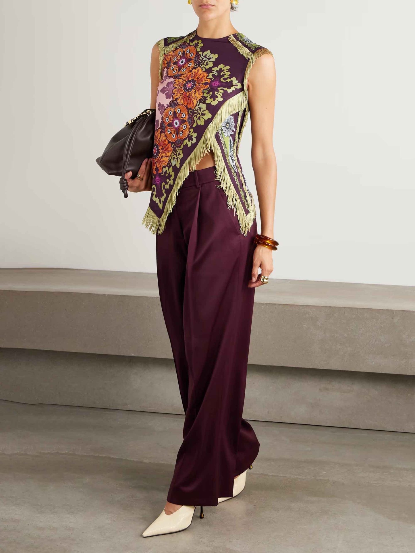 Exquisite And Versatile Satin Suit Pants