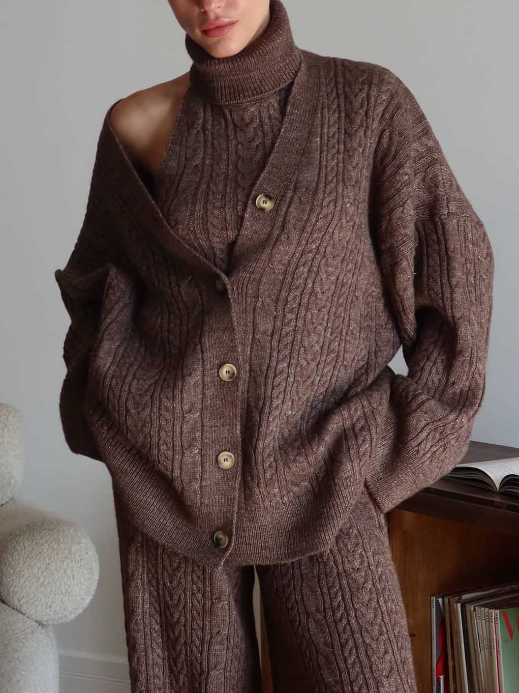 Casual Twist Fashion Cardigan Sweater