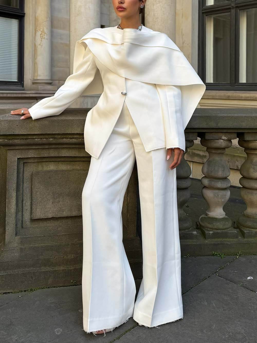 Chic High-Waist Wide-Leg Pants