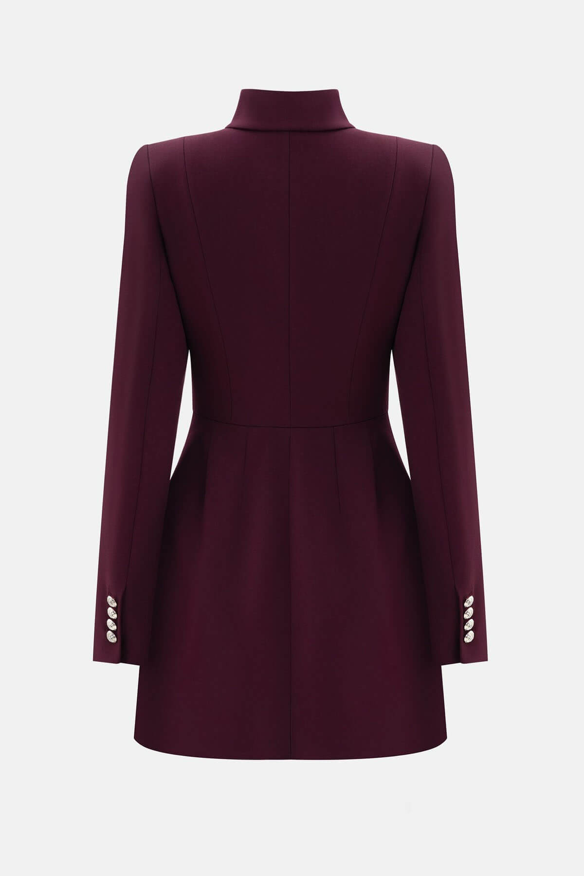 Exquisite Hollowed-out Button-down Slim-fit Mini Dress