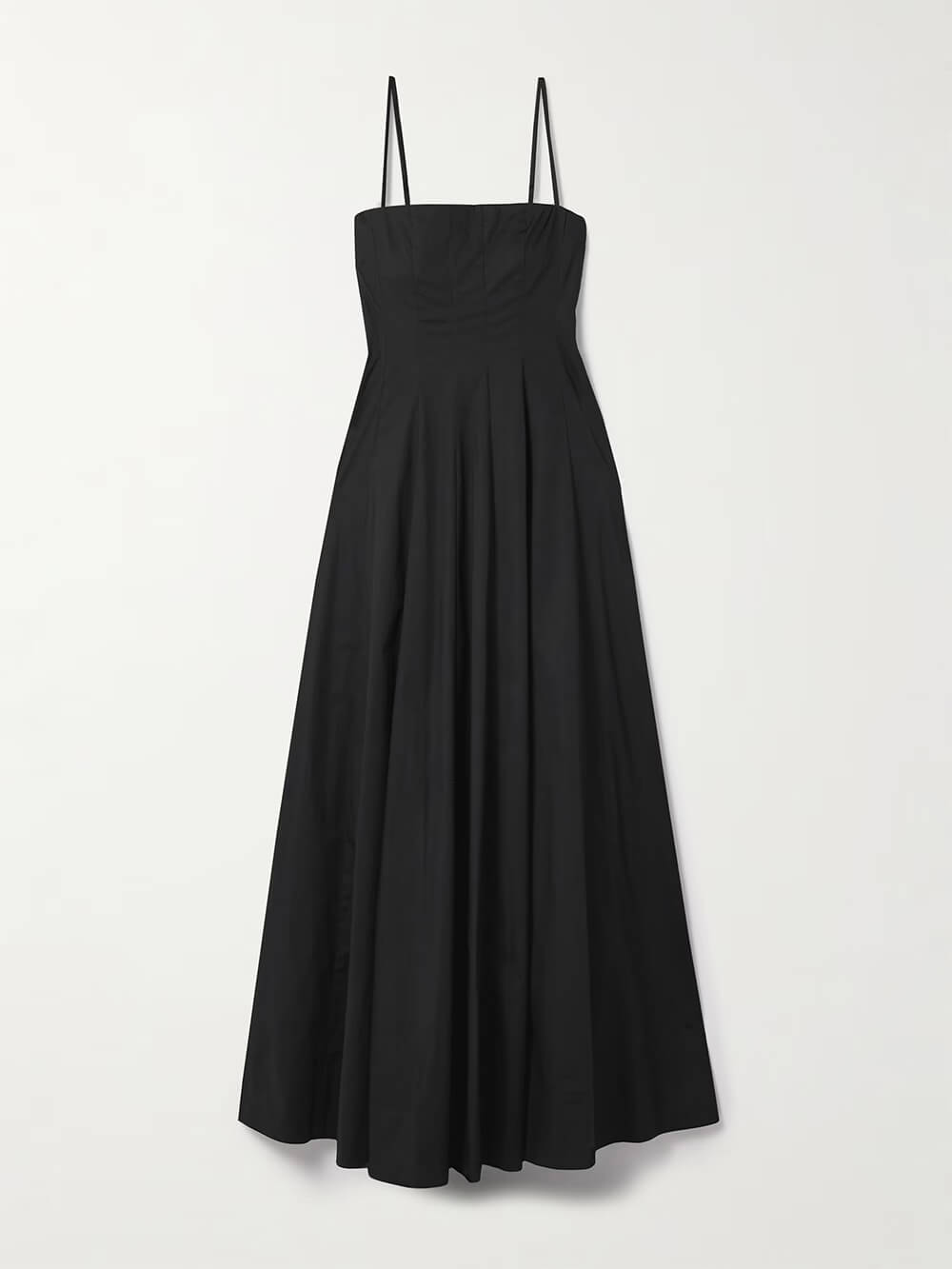 Classic Ruched Off-Shoulder A-Line Maxi Dress
