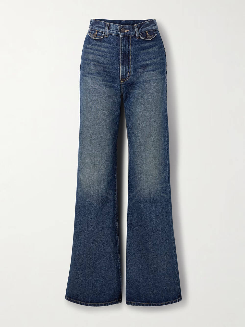 Modern High-Waisted Flare Jeans
