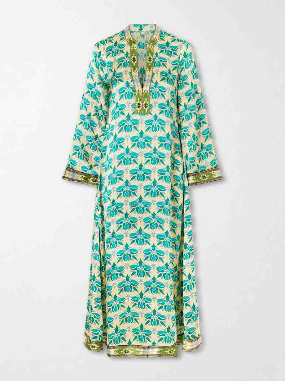 Bohemian Geometric Print Maxi Dress
