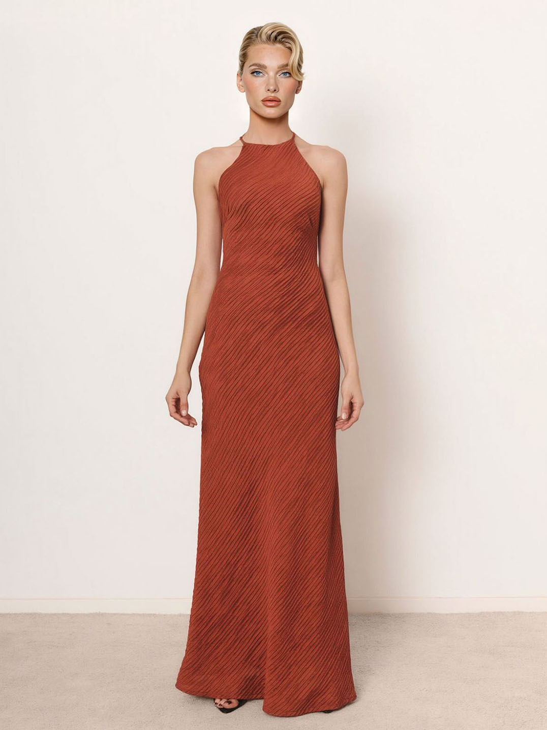 Elegant Sexy Backless Lace-Up Party Maxi Dress