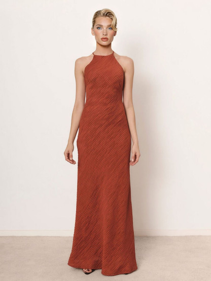 Elegant Sexy Backless Lace-Up Party Maxi Dress