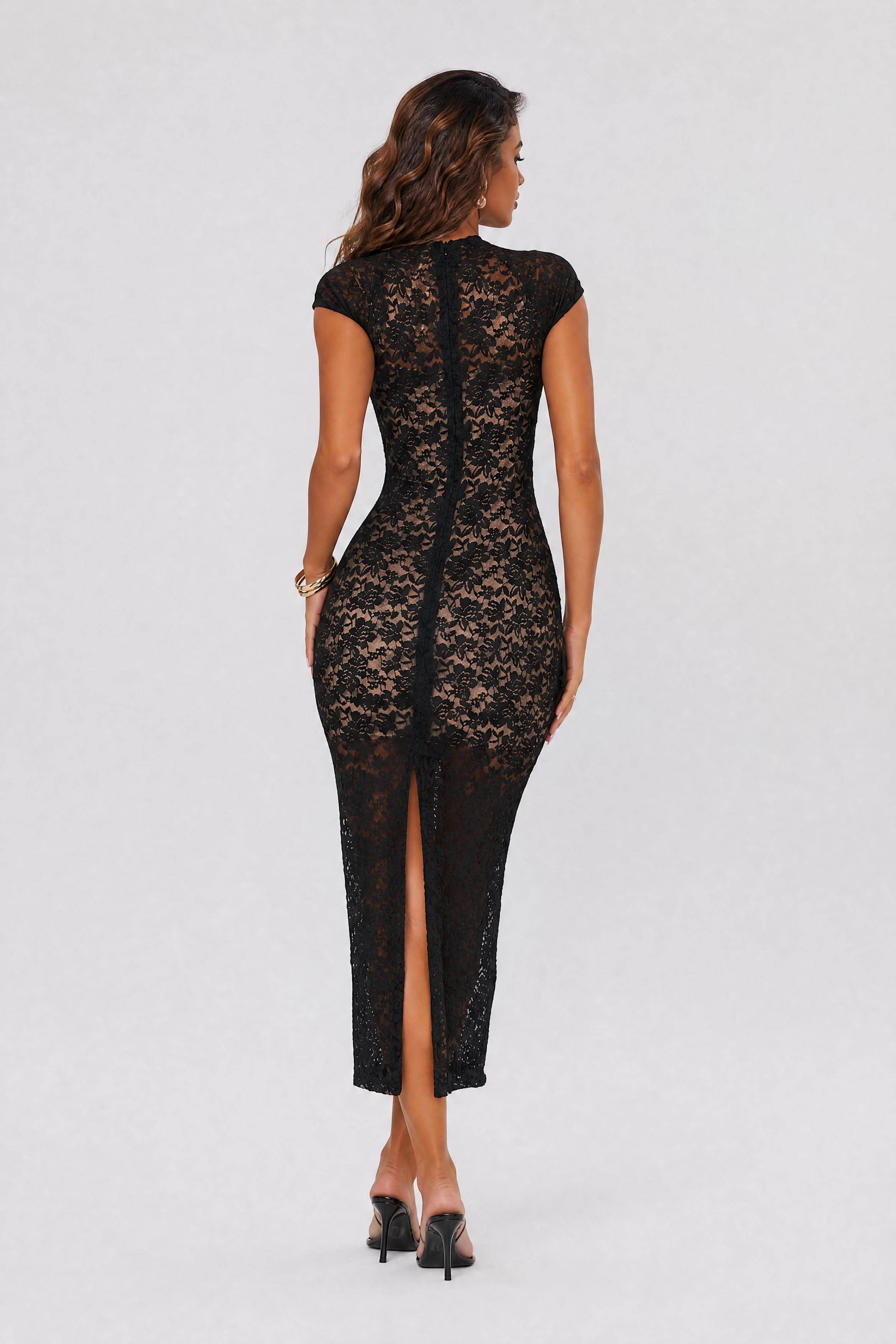Sexy Slim Fit Floral Lace Dress