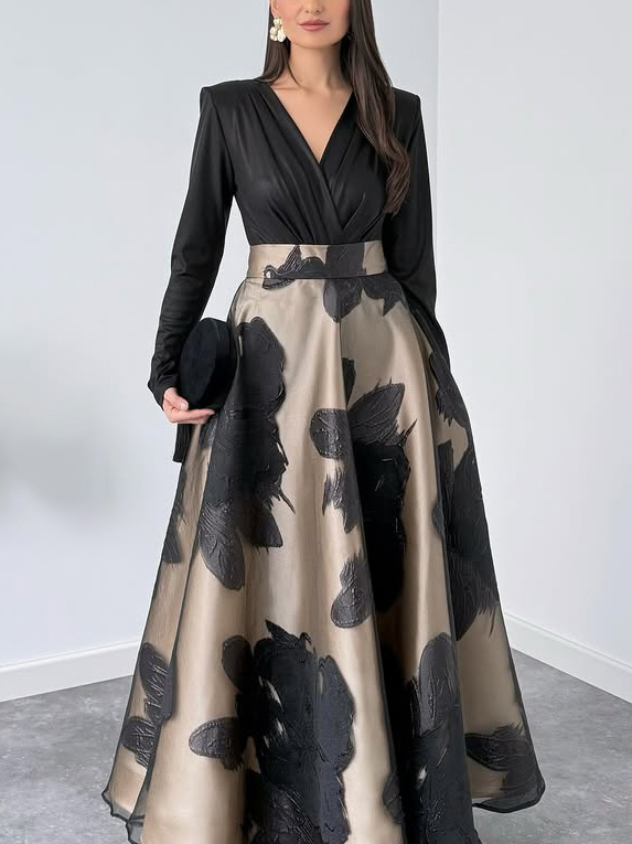 Elegant French Jacquard Midi Skirt Two-Piece Set