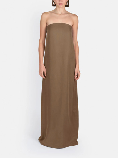 Elegant Irregular Cape Flowing Maxi Dress