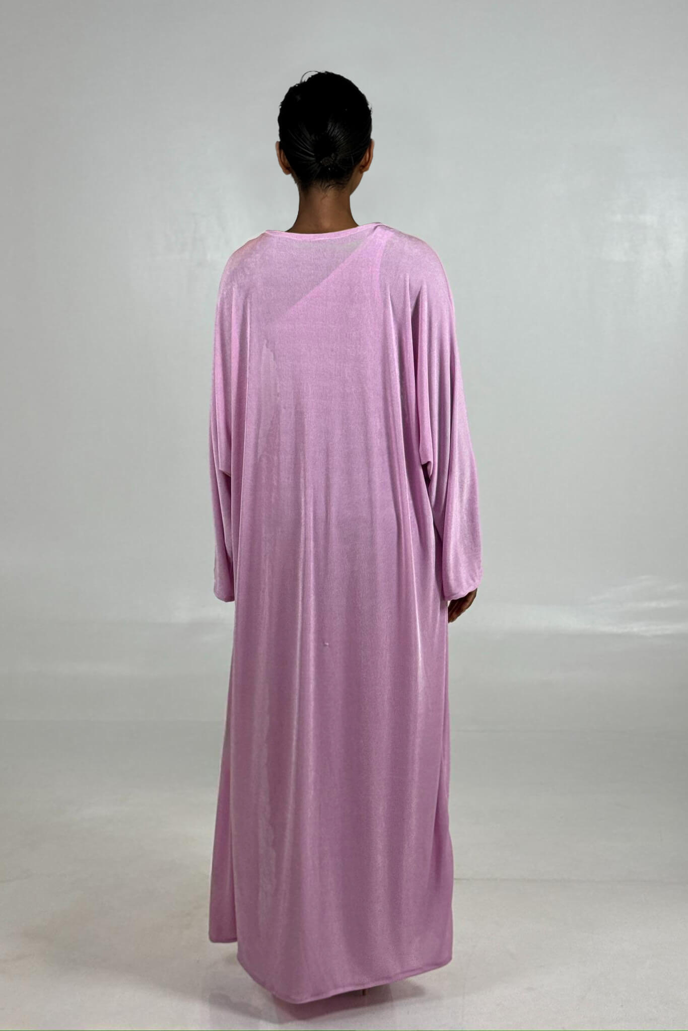 Elegant One-Shoulder Ruched White Maxi Dress with Long-Sleeve Cardigan Set