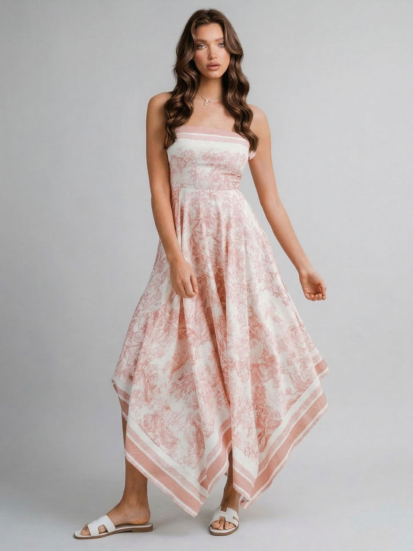 Glamorous Paisley Print Vacation Maxi Dress