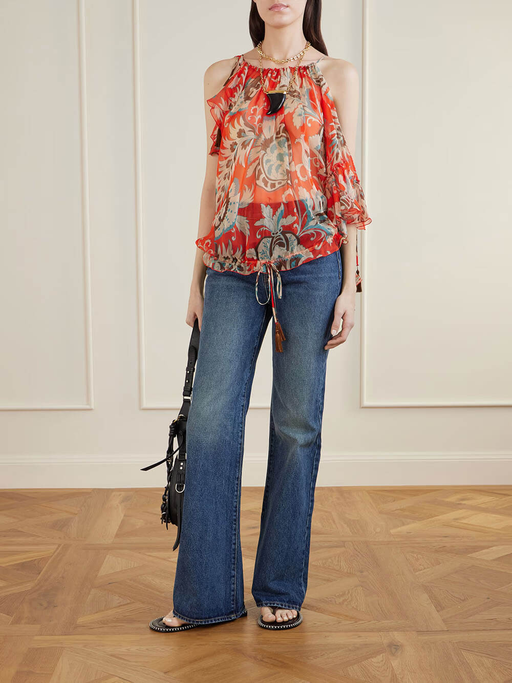 Modern High-Waisted Flare Jeans