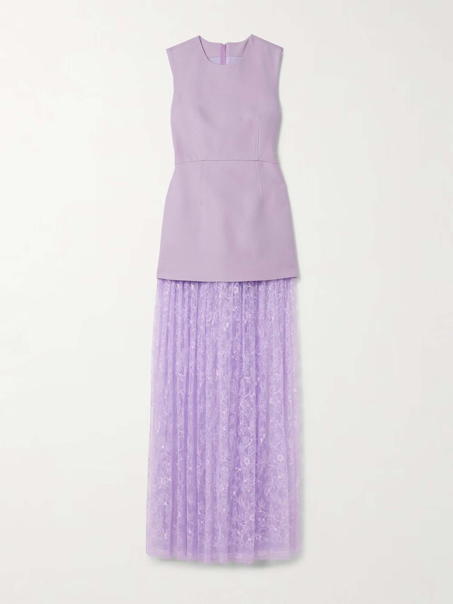 Elegant Corseted Waist Lace Maxi Dress