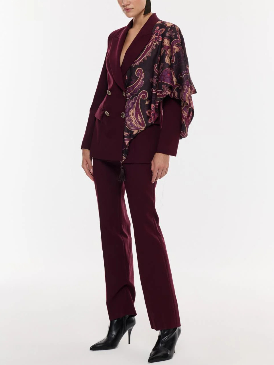 Elegant Tailored Double-Breasted Blazer