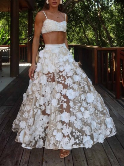 Exquisite Floral Embroidered Bralette Top