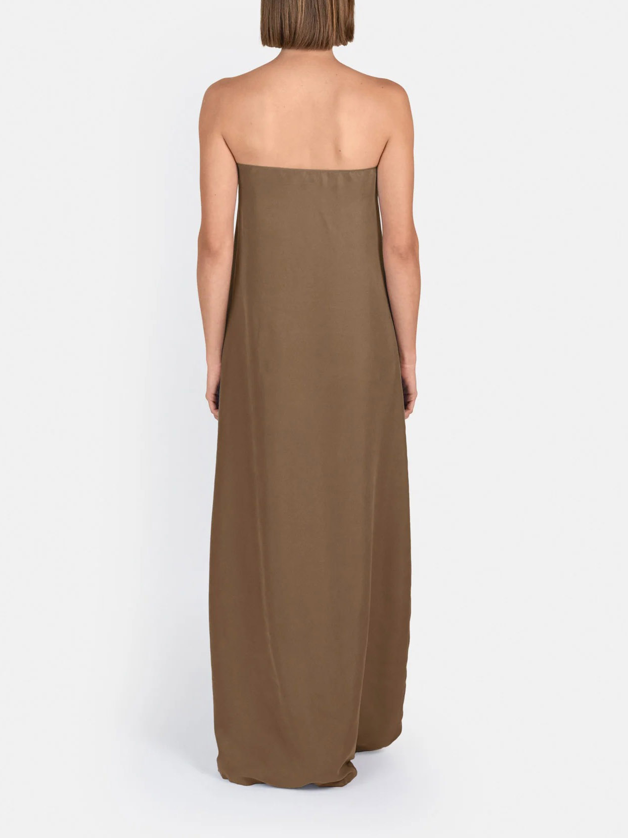 Elegant Irregular Cape Flowing Maxi Dress