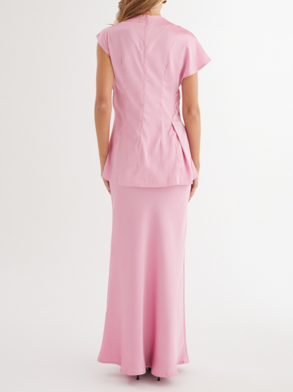 Elegant Satin Elastic Fishtail Skirt