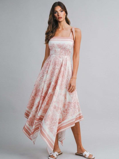 Glamorous Paisley Print Vacation Maxi Dress