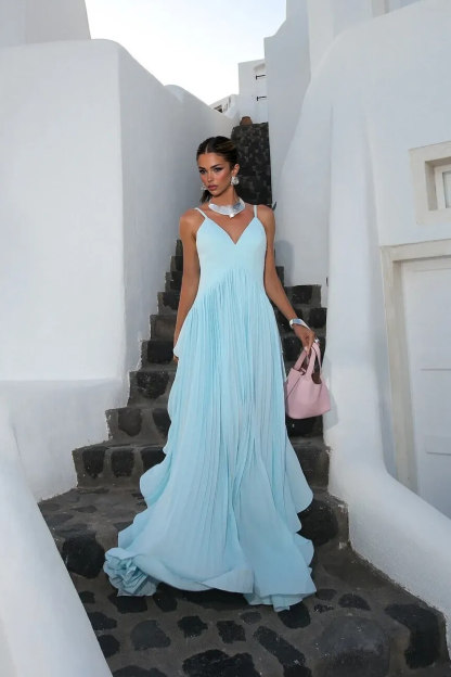 Delicate Glamour in Motion Layered Patchwork Ruched Party Maxi Dress