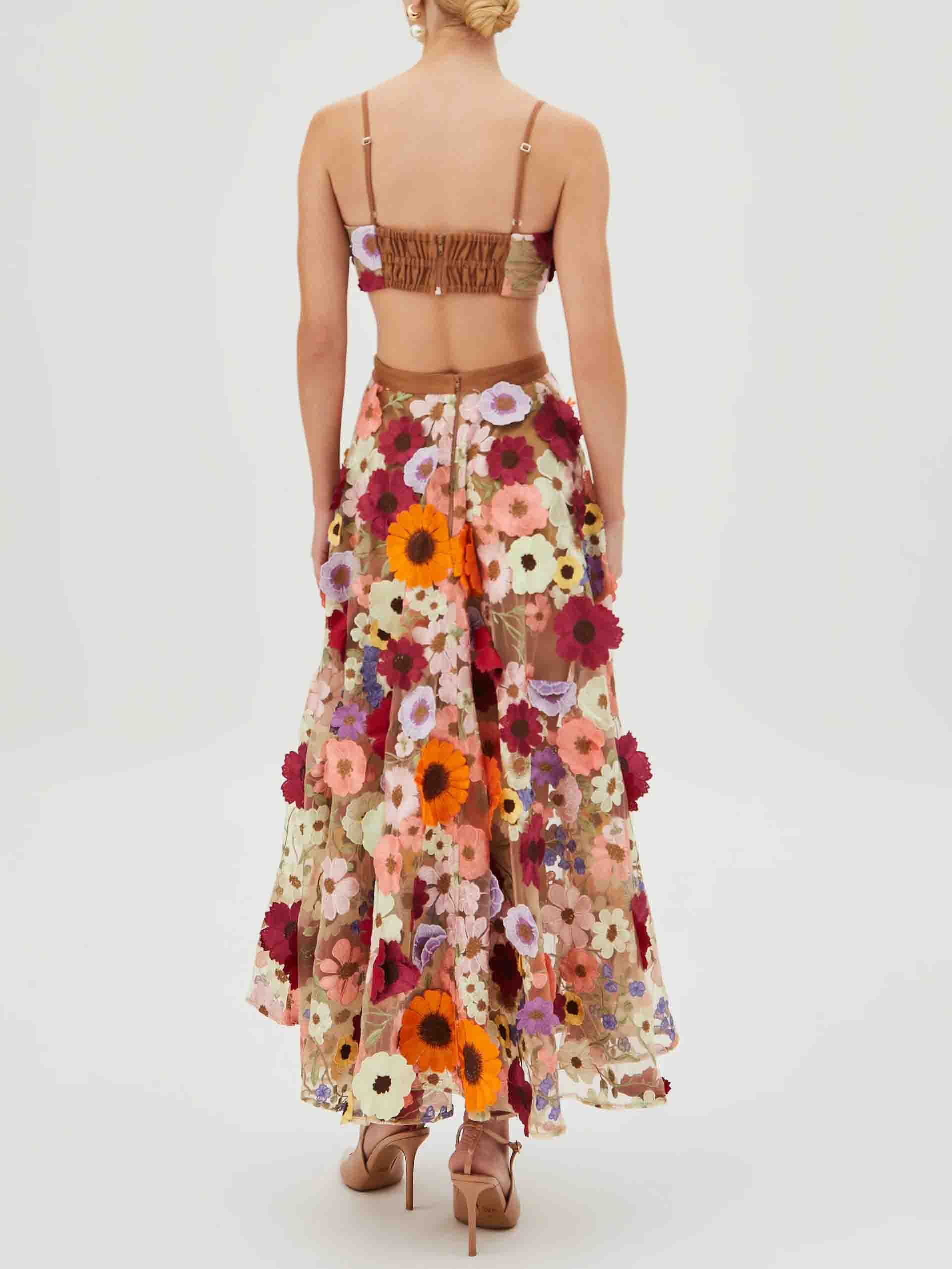 Exquisite Floral Embroidered Tank Top