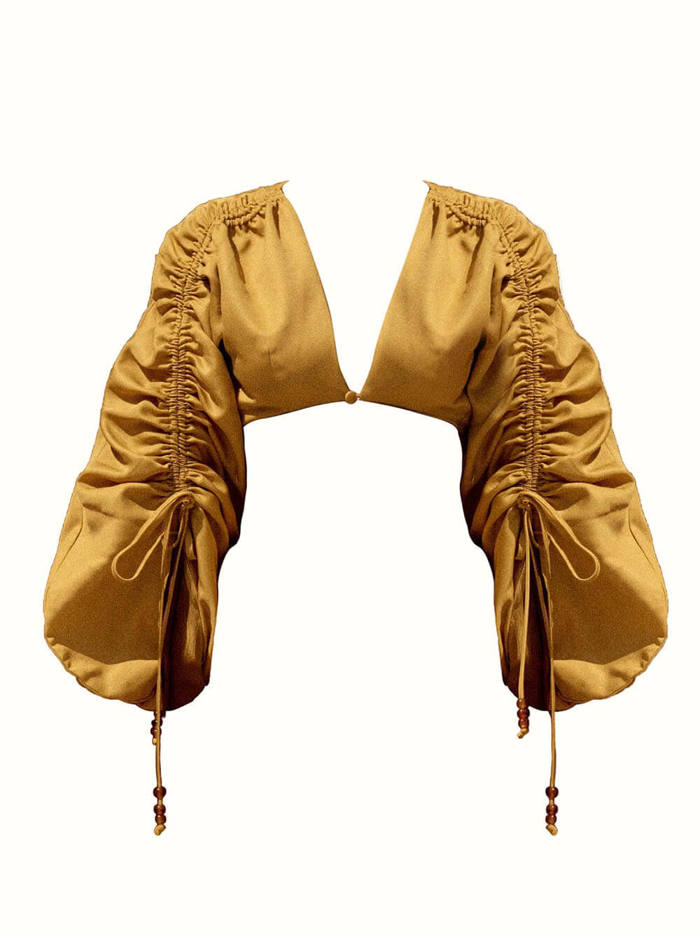 Sexy Drawstring Crop Top And High Waist Mini Skirt Set