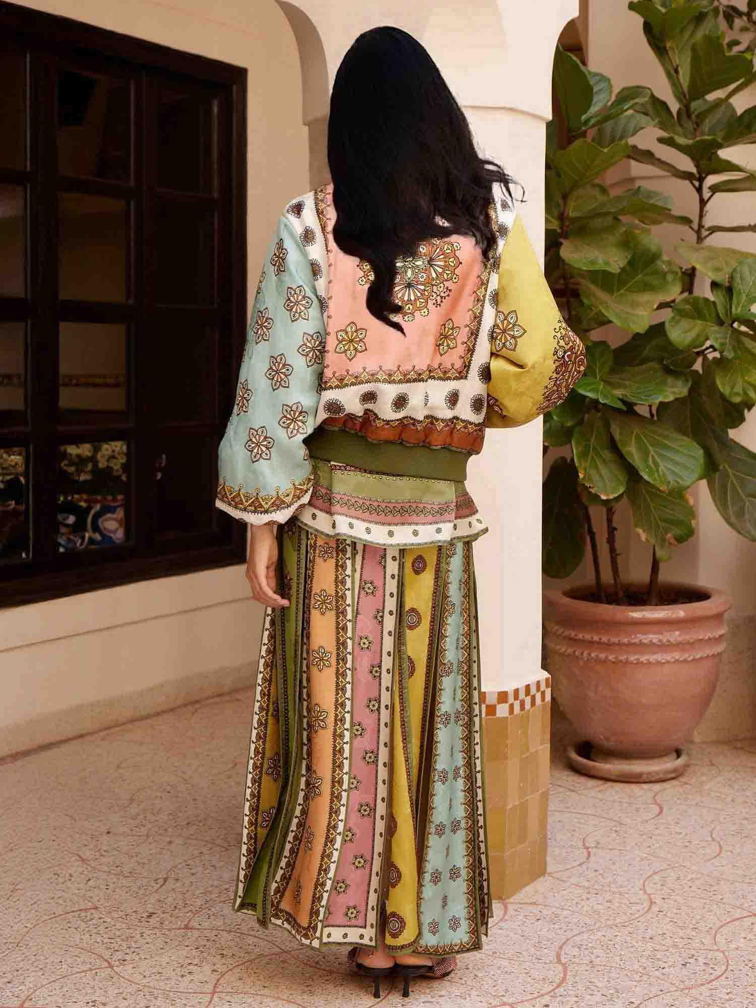 Exquisite Bohemian Print Jacket