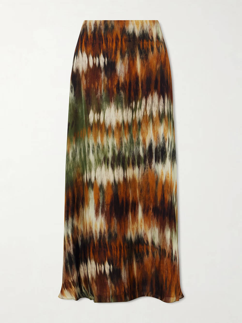 Exquisite Tie-Dye Print High-Waisted Maxi Skirt