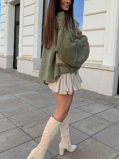 Casual Batwing Sleeve Cardigan Sweater