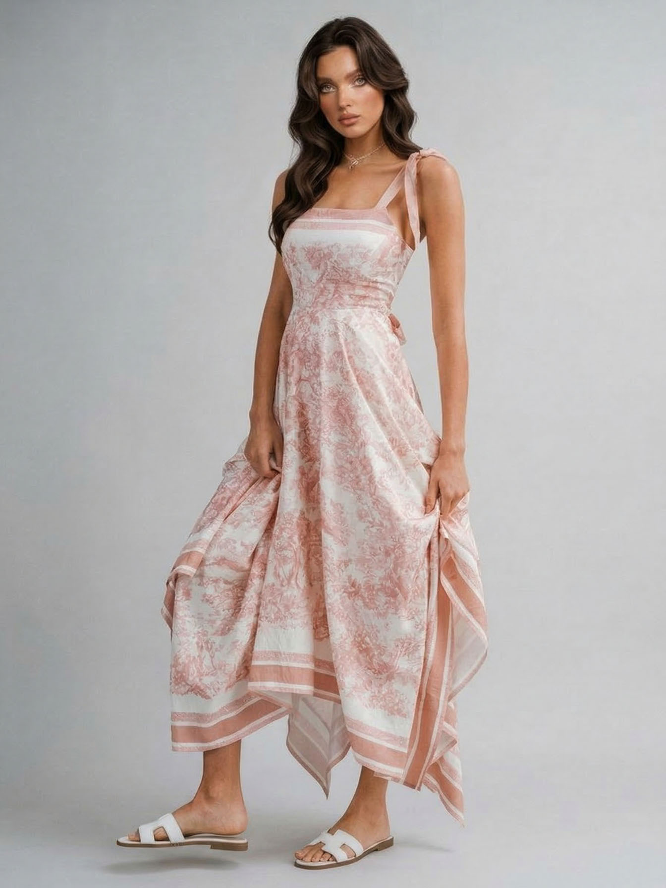 Glamorous Paisley Print Vacation Maxi Dress