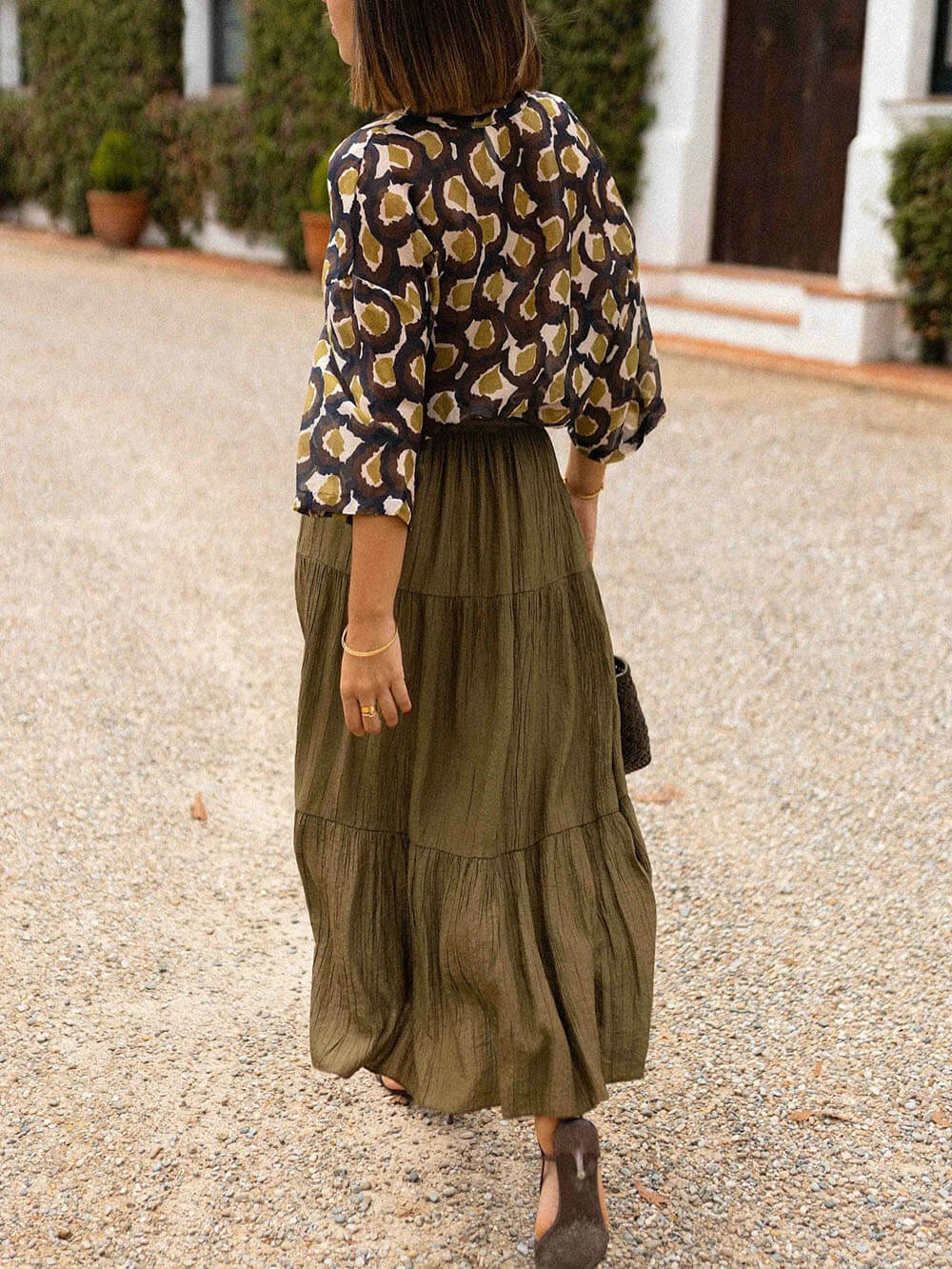 Fashion Casual Printed Shirt Top