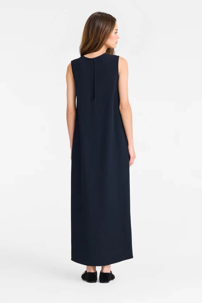 Unique Minimalist High/Low Hem Sleeveless Jumpsuit