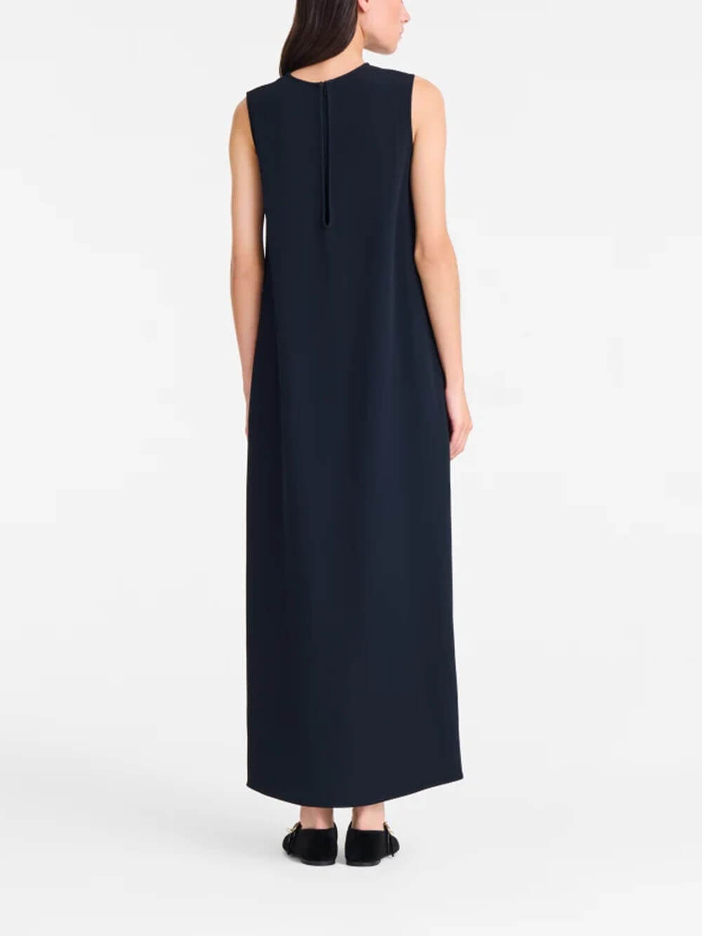 Unique Minimalist High/Low Hem Sleeveless Jumpsuit