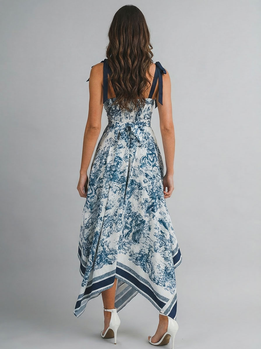 Glamorous Paisley Print Vacation Maxi Dress