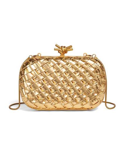 Woven Clutch Chain Bag