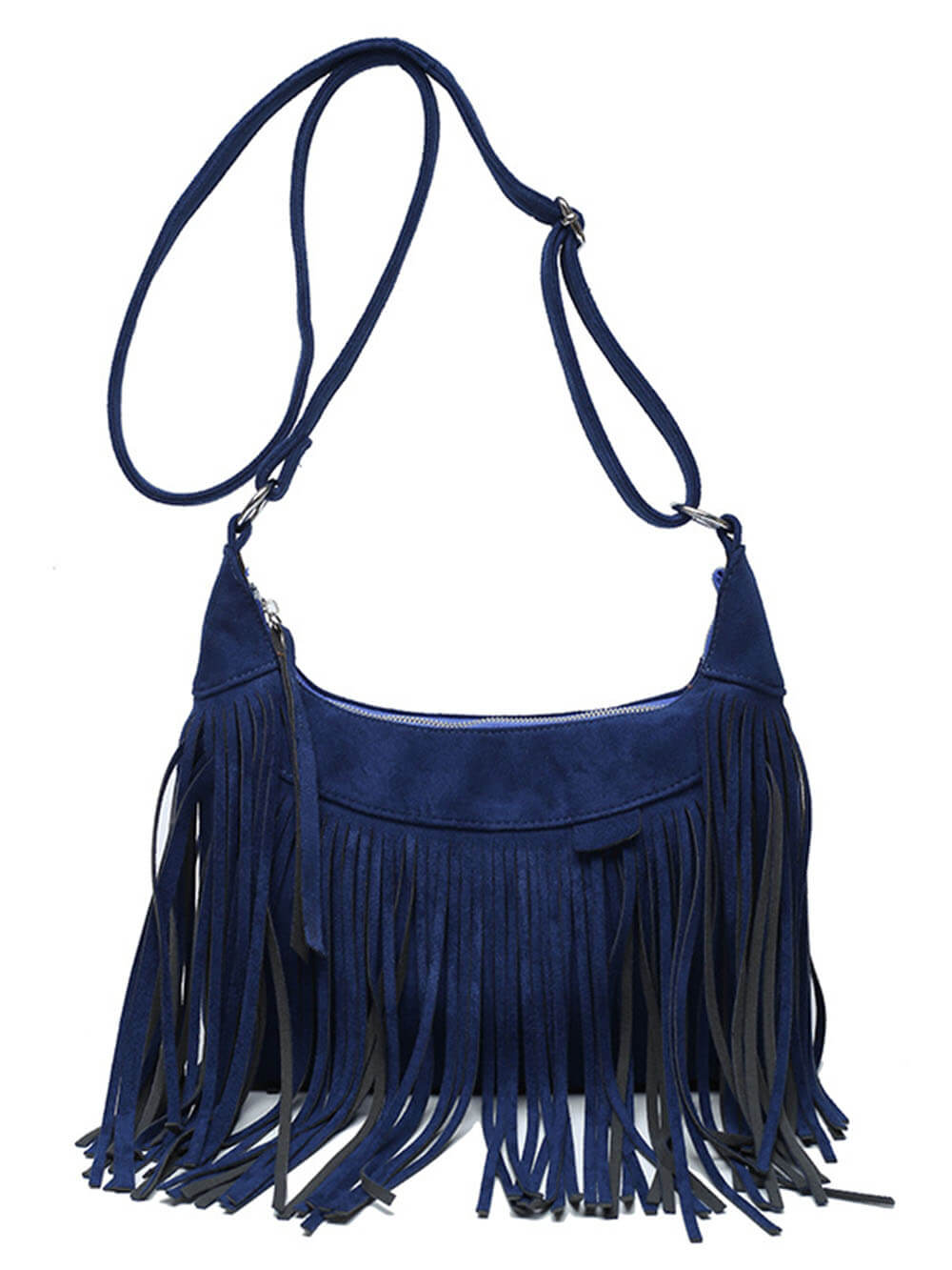 Bohemian Tassel Faux Deerskin Vintage Saddle Bag