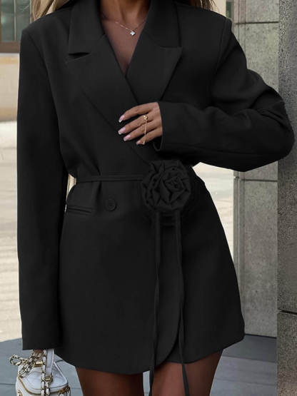 Fashionable Floral Jacket Suit