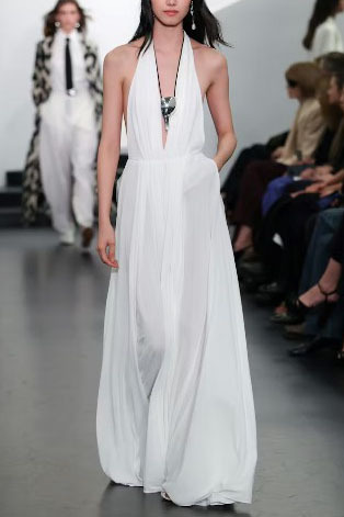 Vacation-style Halter-Neck Backless Maxi Dress