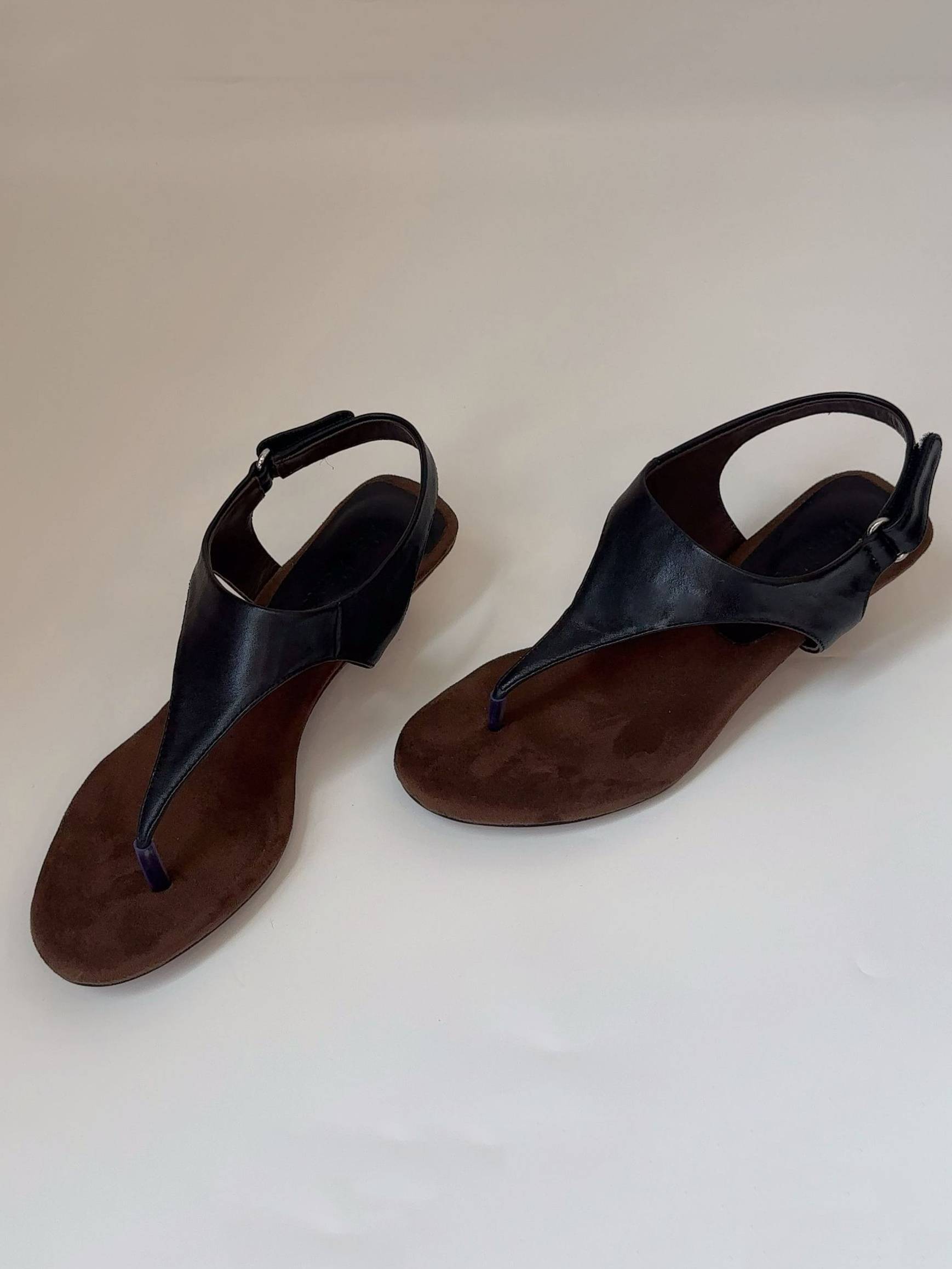 Minimalist Suede Heel Sandals