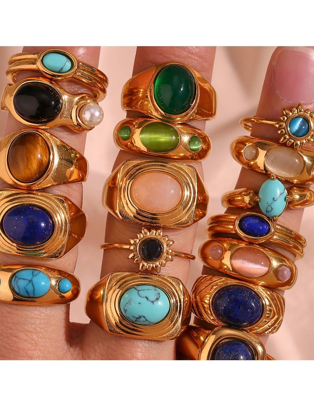 Natural Stone Ring